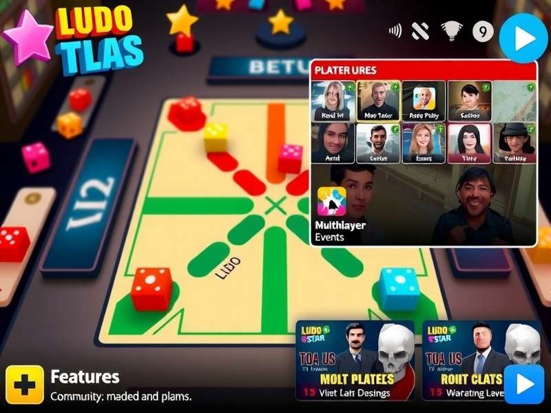 Ludo Star Plus features showcase including multiplayer and customization options